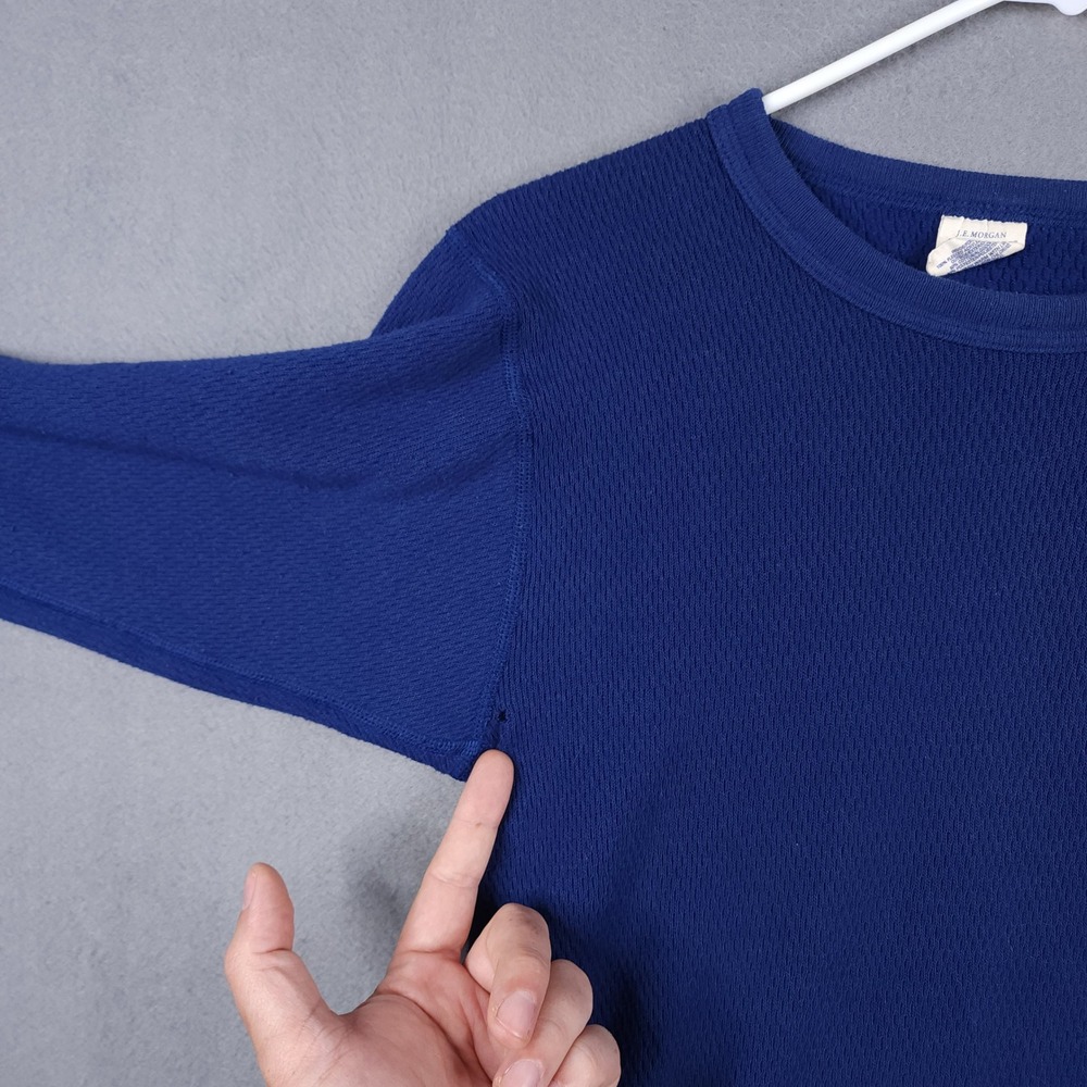 J.E. Morgan Arctex Thermal Shirt Mens L Brown Blue Waffle Knit Base Layer 2 Pack - Picture 6 of 13